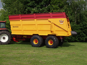 Anhänger mit Kipper / 2-Achsen / Silage / zum Kippen