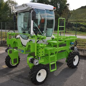 elektrischer Traktor / mit erhöhtem Fahrgestell / mechanisches Getriebe / Winzer