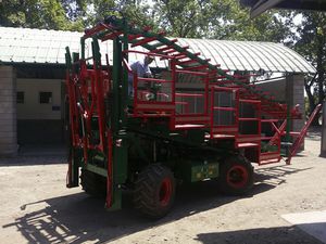 Harvester für Äpfel / mit Eigenantrieb / mehrreihig