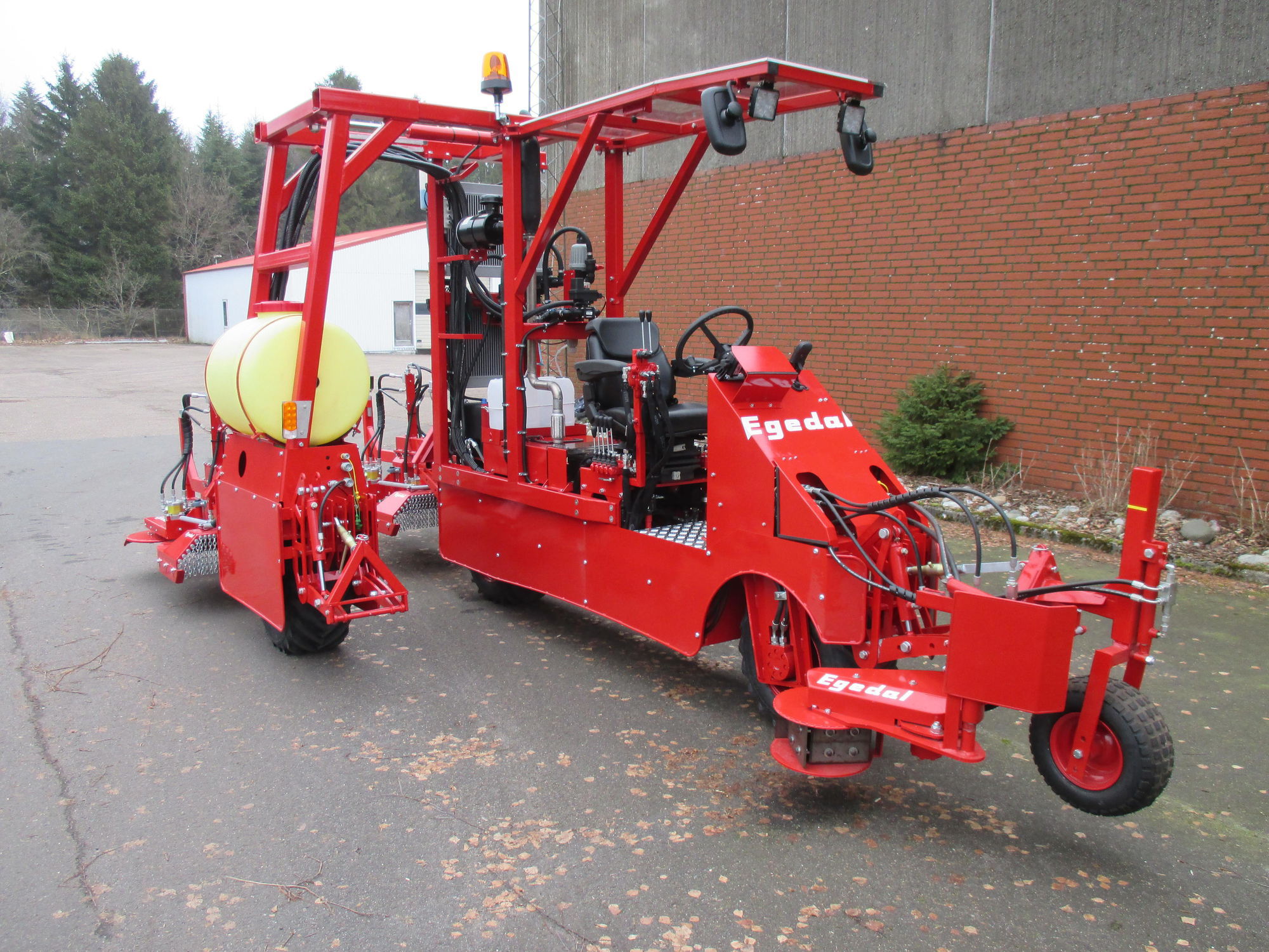 Tractor Para Abetos X Mas Egedal Maskinenfabrik Hileras