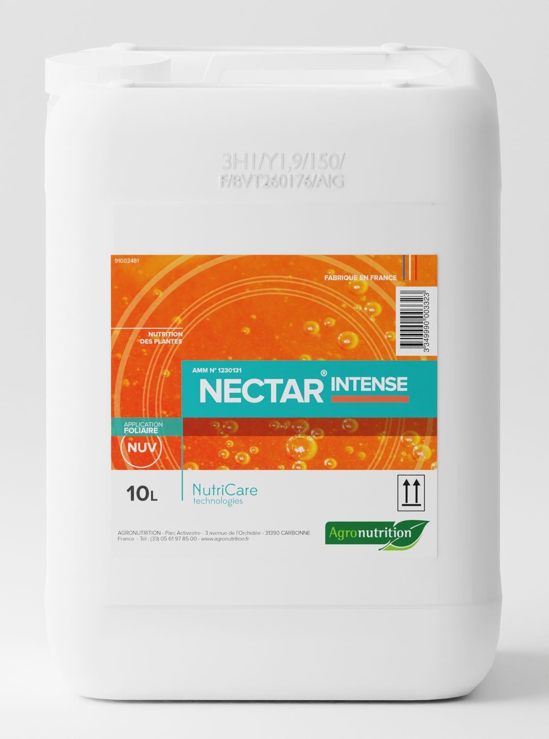 Biostimulant organique NECTAR Intense agronutrition minéral aux