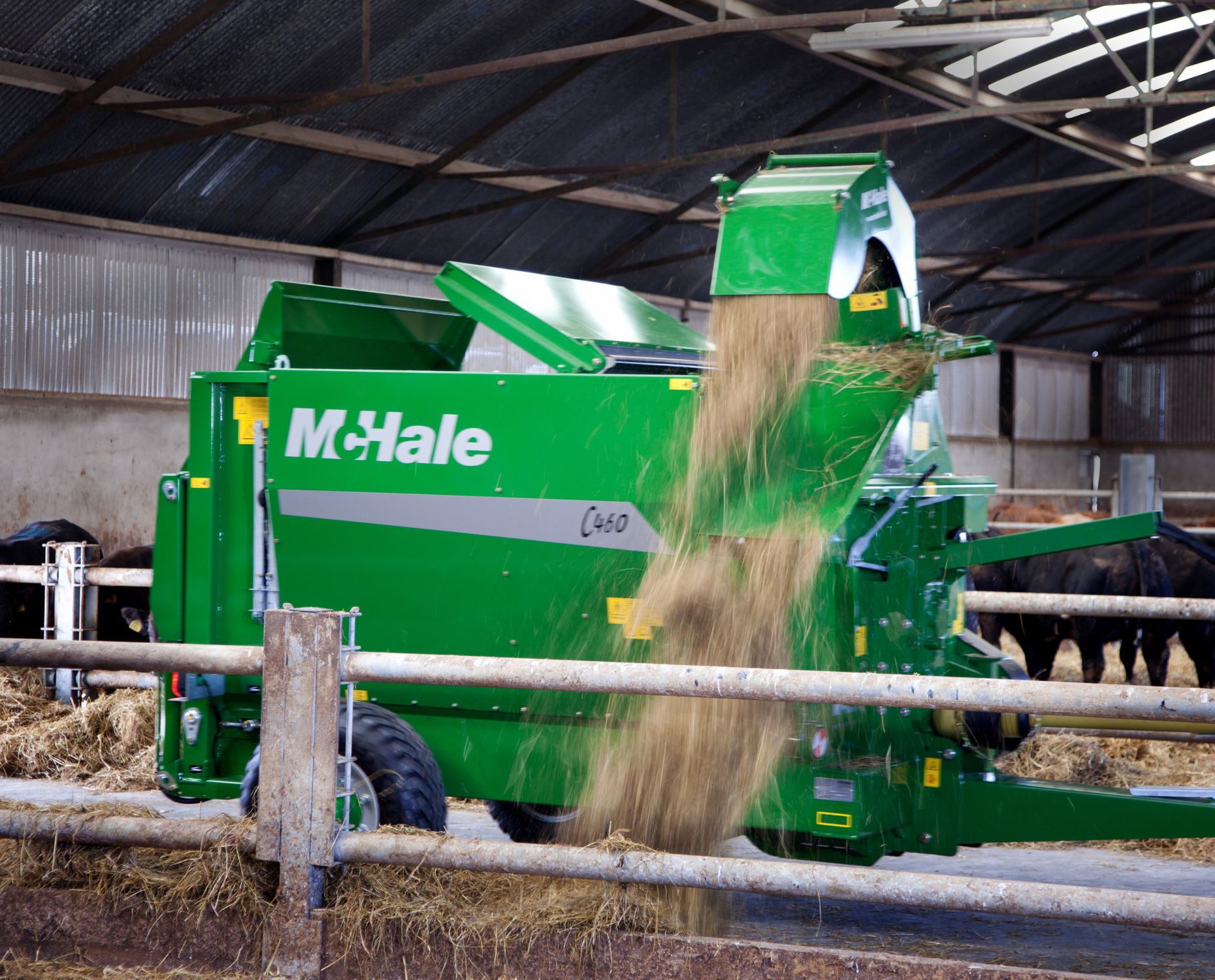 Trailed Straw Blower C430 McHale Engineering Ltd For Round Bales