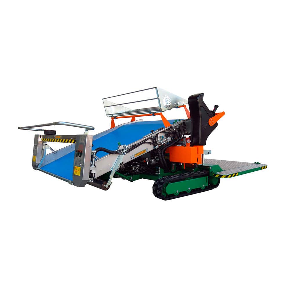 Spinach Harvester Machine Ortomec Lettuce Herb Self