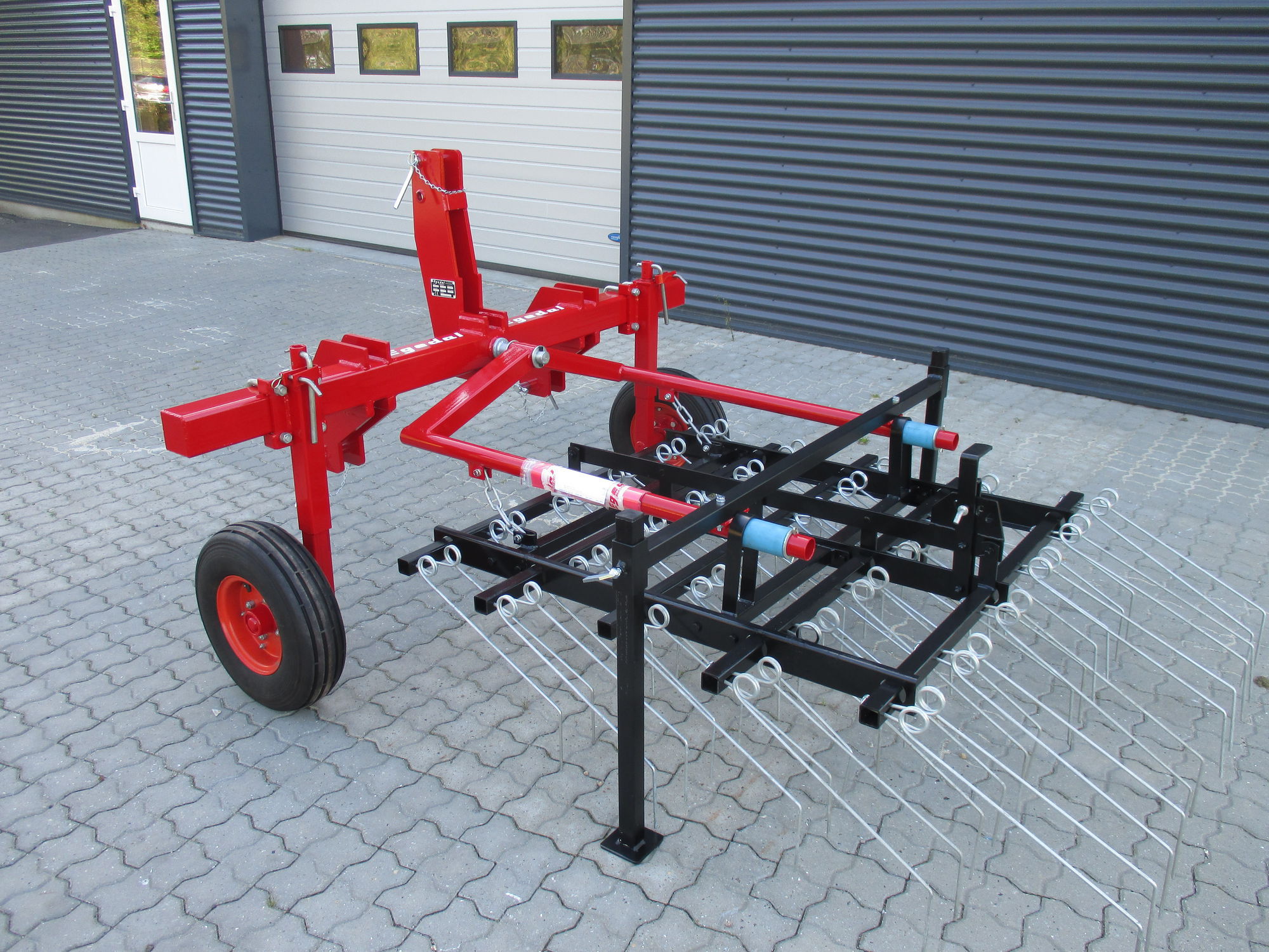 Spring Tine Harrow FLEXWEEDER Egedal Maskinenfabrik Folding