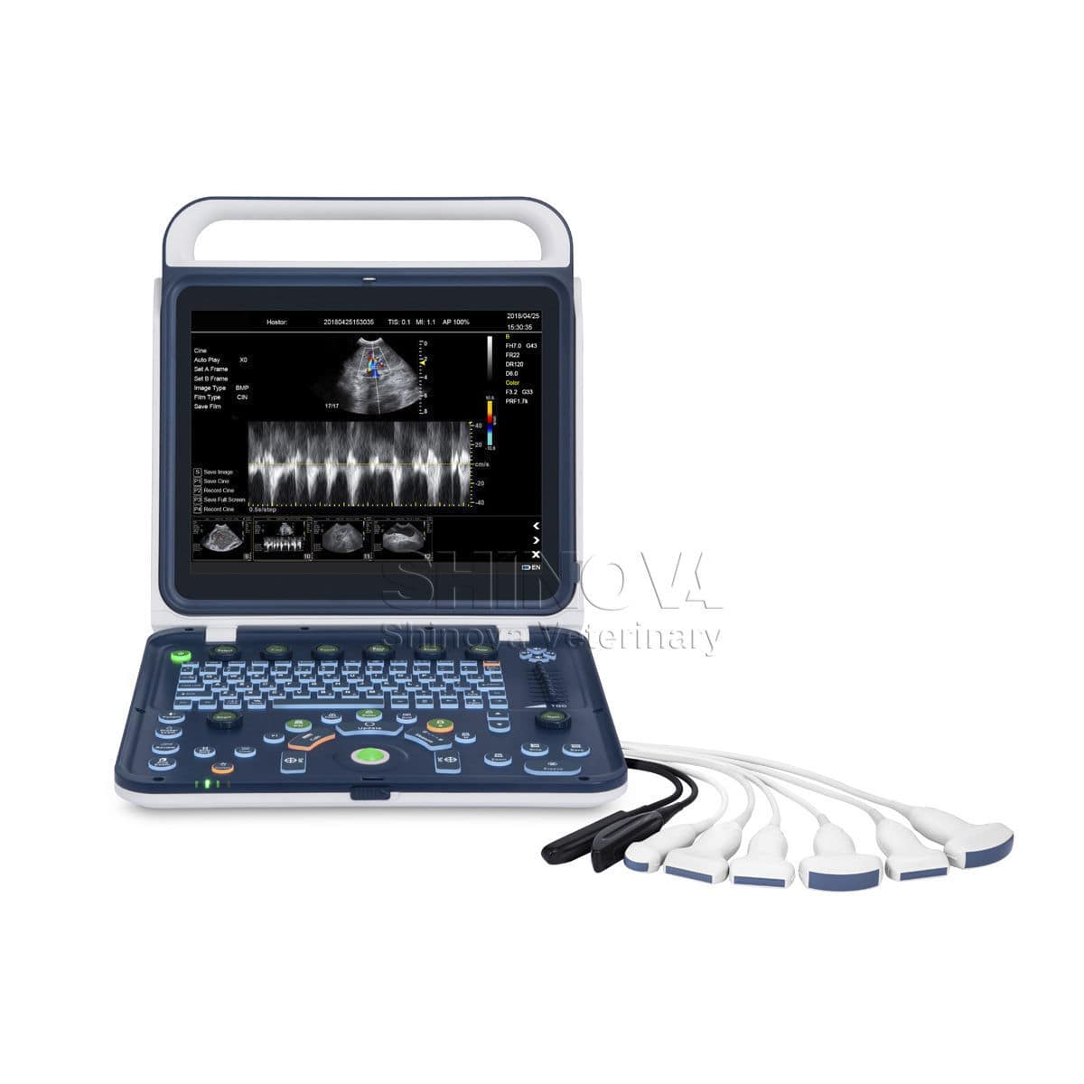 Portable Veterinary Doppler Ultrasound System Dopscan V Shinova