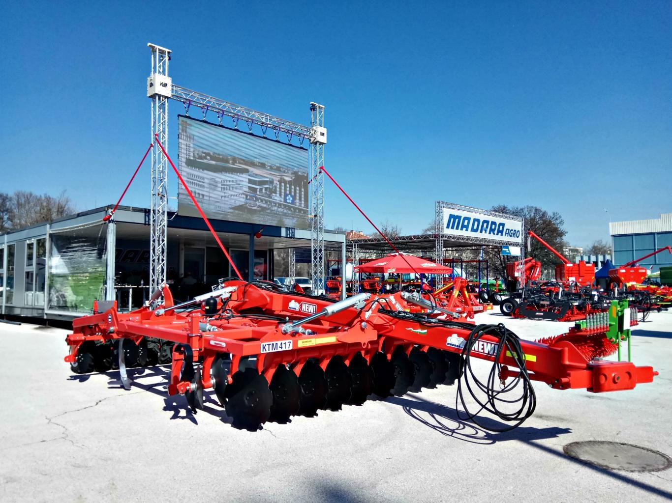 Mounted Field Cultivator Raptor Madaraagro With Roller With