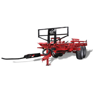round bale loader / trailed / self-unloading