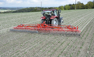 mounted row crop cultivator / weeding