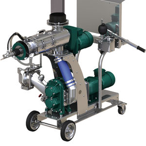 mobile slurry separator / with hydraulic pump