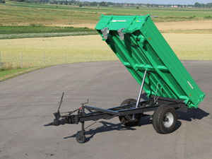 dump trailer / single-axle / agricultural / tipping