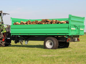 dump trailer / single-axle / agricultural / forestry
