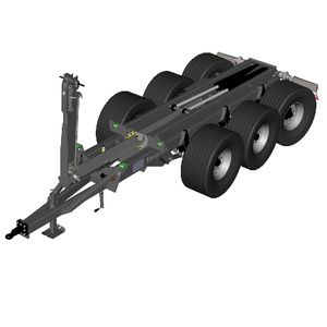 hook lift trailer / 3-axle / agricultural