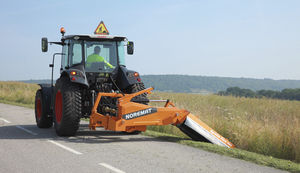 rear-mount reach mower / flail