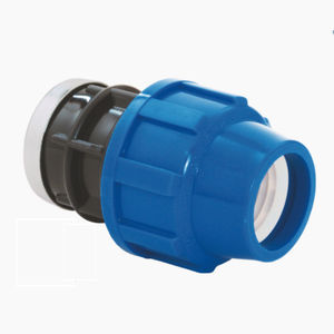 irrigation fitting / plastic / galvanized steel / compression