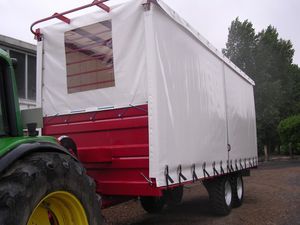 2-axle trailer / harvesting