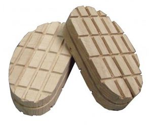 cattle hoof block / wooden