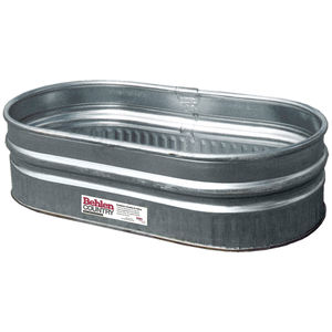 sheep waterer / trough / steel / galvanized steel