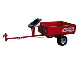 drop-side trailer / single-axle / agricultural / tipping