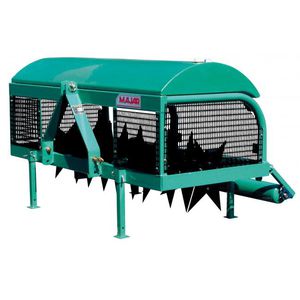 tractor-mounted soil aerator