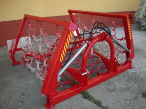 chain harrow / spring tine / folding