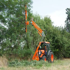 orchard pruning machine / tractor-mounted / sickle bar