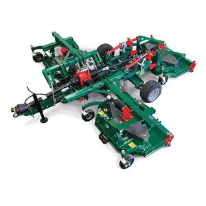 landscaping rotary cutter / PTO-driven / with roller conditioner