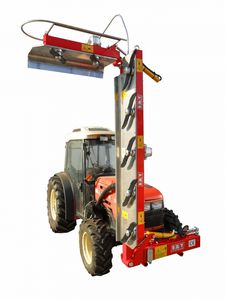 orchard pruning machine / tractor-mounted / hydraulic / rotary-knife