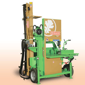 band saw with wood splitter