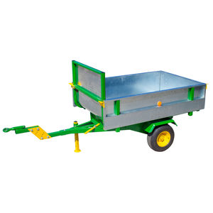 dump trailer / 2-axle / forestry / 3-way