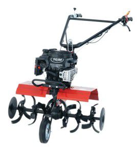 diesel rototiller / with gauge wheels