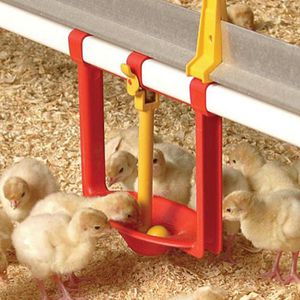poultry drinking system / plastic / with nipple drinker / multi-access