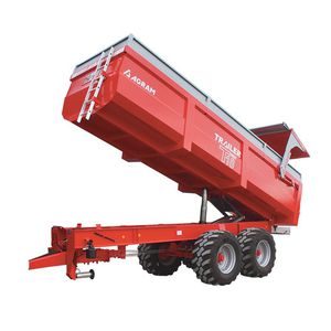 dump trailer / tandem axle / agricultural / self-unloading