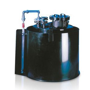 multi-purpose tank / vertical / plastic