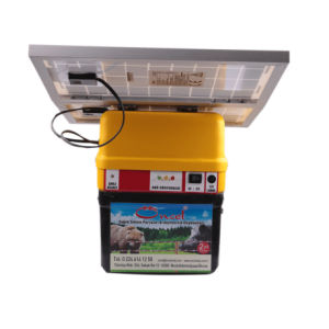 battery-powered fence energizer / solar-powered / portable