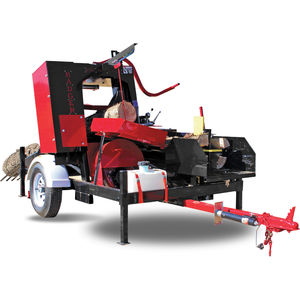 firewood processor with chainsaw / with belt conveyor / gasoline engine