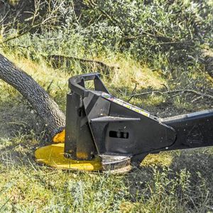 excavator rotating tree saw / for skid steer loaders