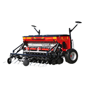 hopper seed drill / tine / 3-point hitch / double-disc