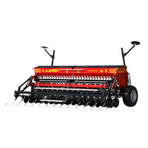 hopper seed drill / tine / 3-point hitch / double-disc