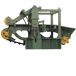 feed conveyor / for firewood / roller / with hydraulic adjustment