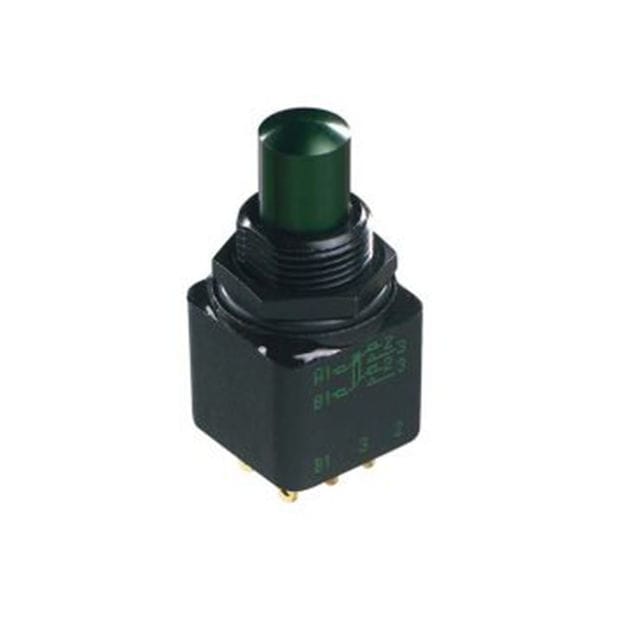 Schalter Aus Metall Mit LED-Beleuchtung Licht, Max. 230V/3A, Druckschalter Rund