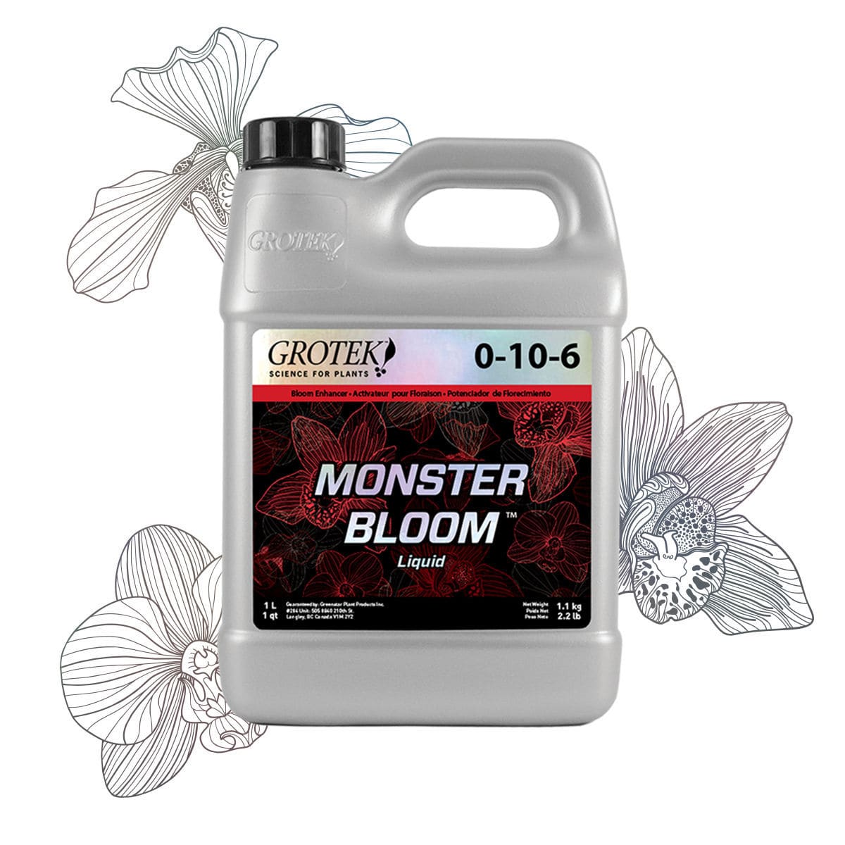 Organischer Dünger MONSTER BLOOM™ grotek PK / flüssig / zur
