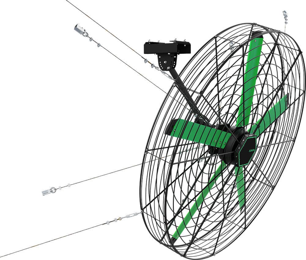 Ventilator für Gewächshaus Sunon für Landwirtschaftsgebäude / für