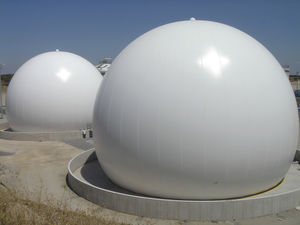 Biogas-Tank