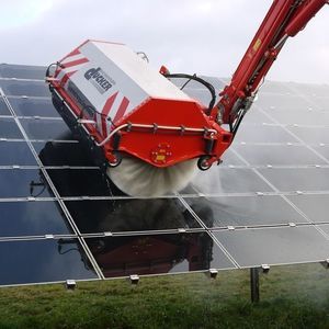 angebaute Kehrmaschine