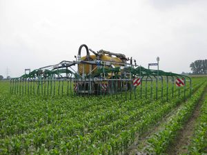 Rampe für Streugerät / für Schlamm