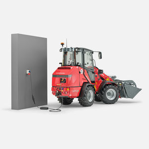 Lader mit Gummireifen