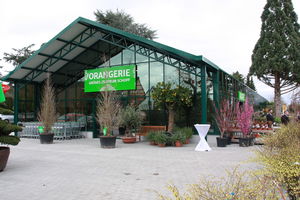 mehrschiffiges Gewächshaus