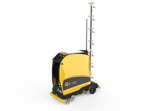 Karrenspritze mit Batterie