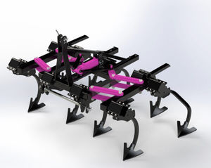 traktormontierte Hackmaschine