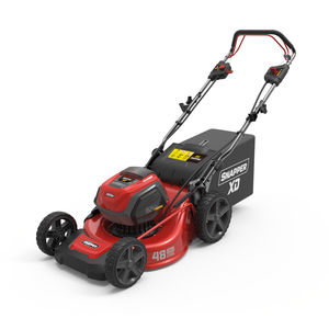 handgeführter Rasenmäher / batteriebetrieben / Pick-up-Presse